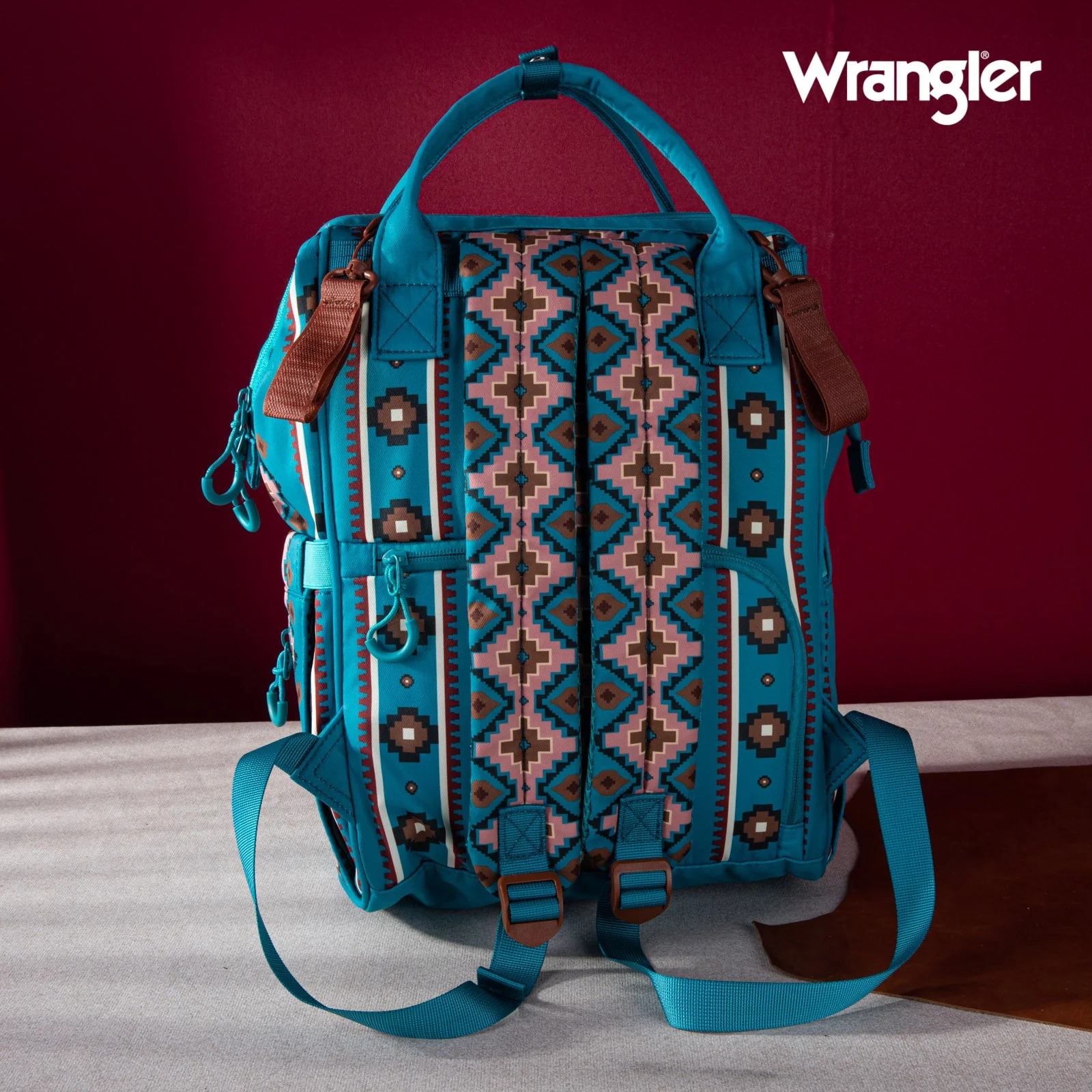 Wrangler Callie Backpack Turquoise - Image 2
