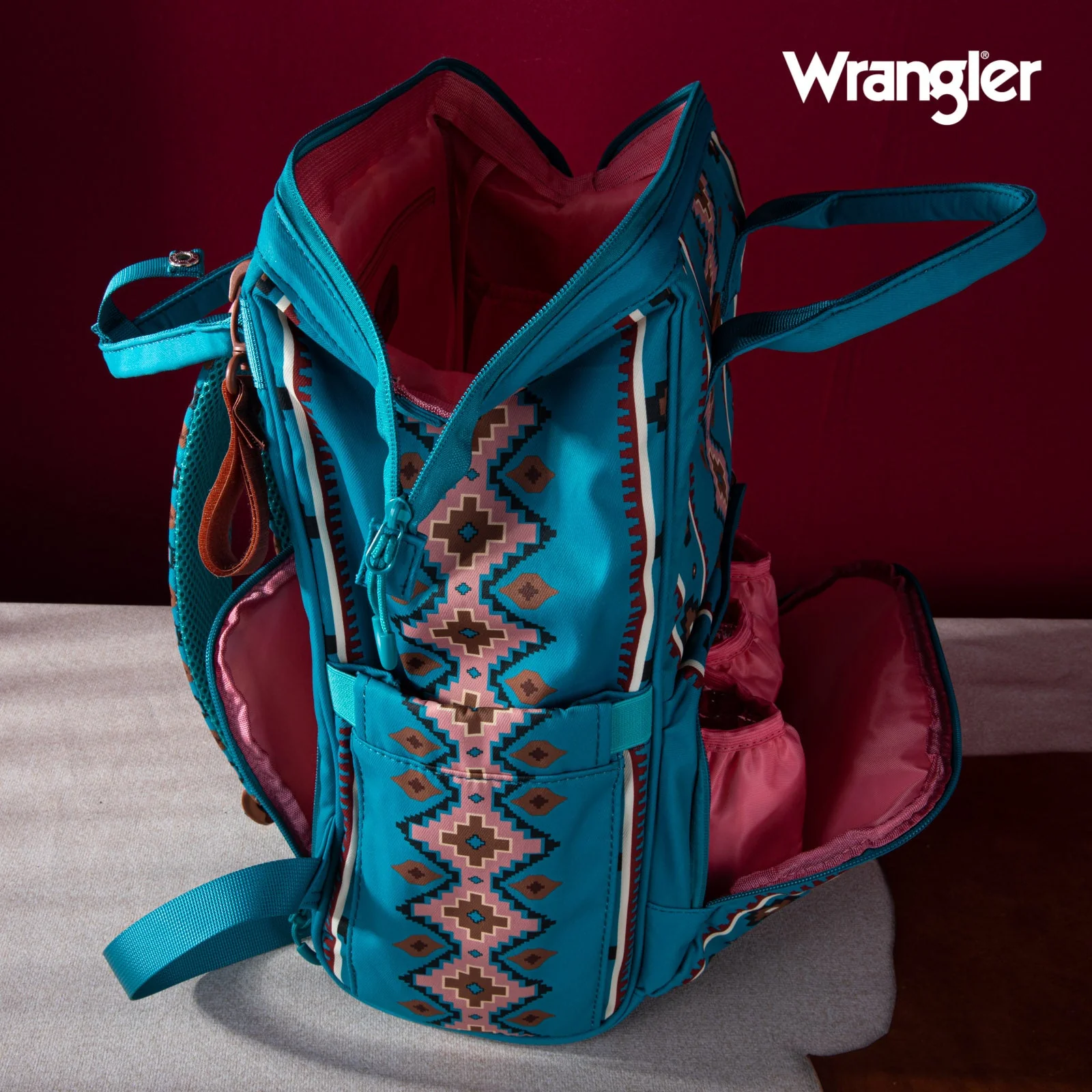 Wrangler Callie Backpack Turquoise - Image 3