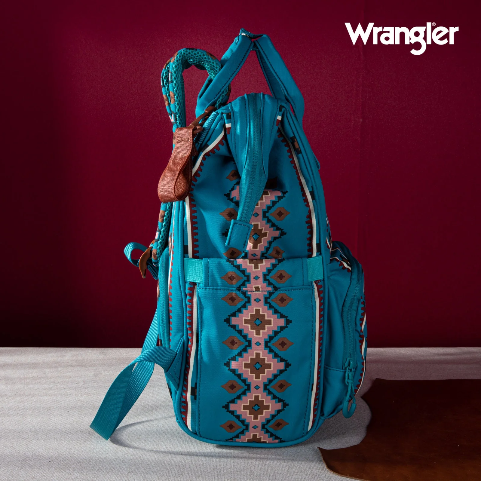 Wrangler Callie Backpack Turquoise - Image 6