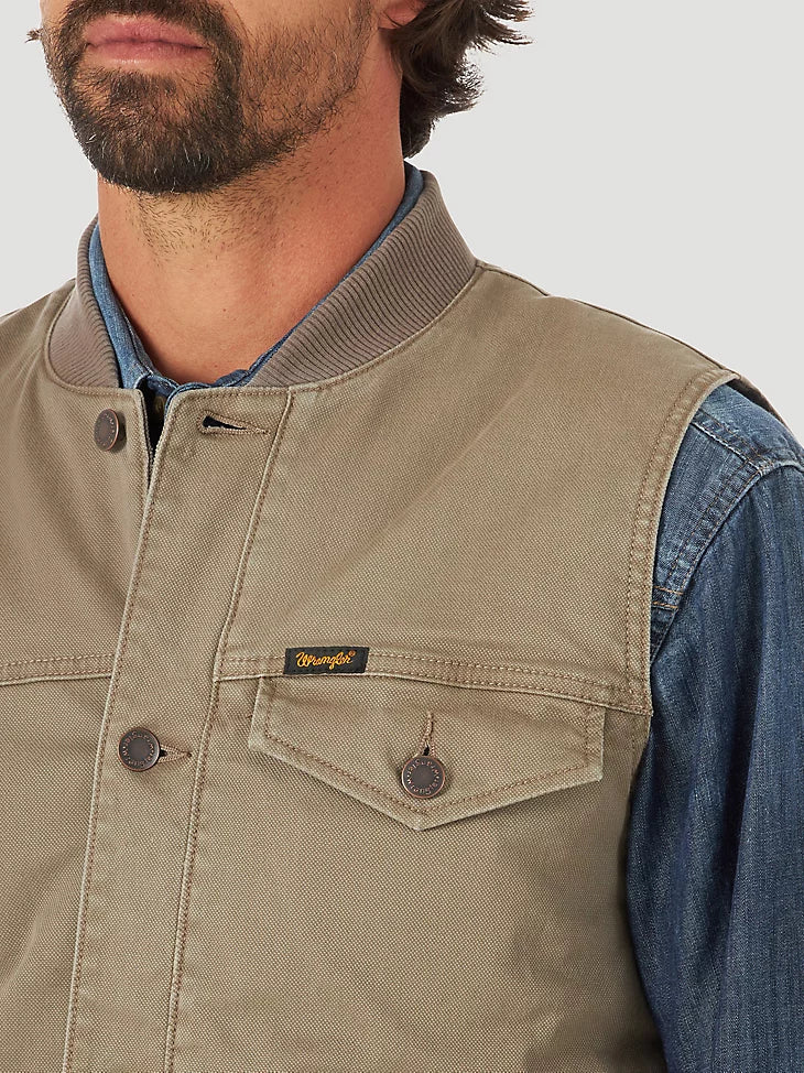 Final Sale ✨ Wrangler Canvas Rancher Vest - Image 2