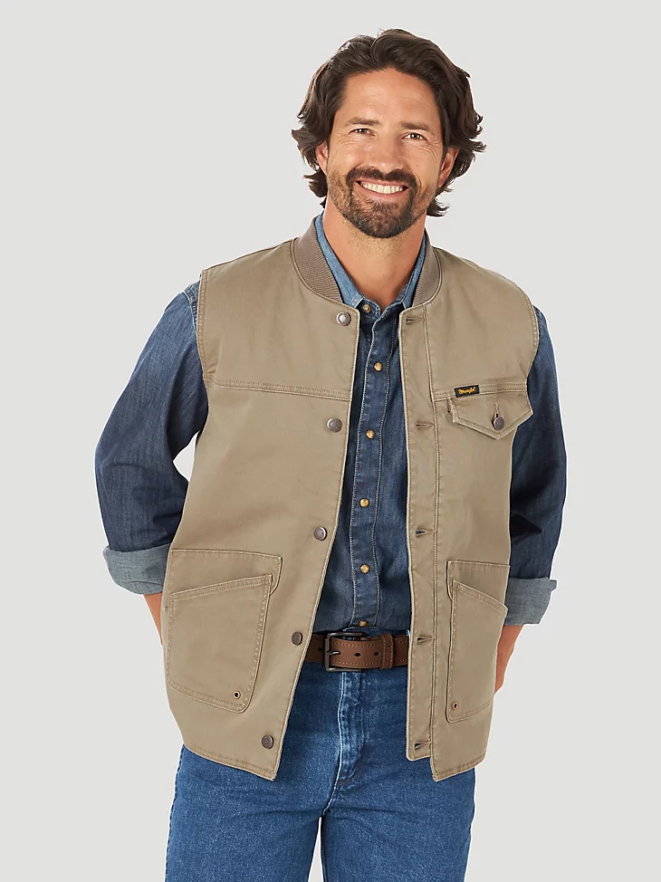 Final Sale ✨ Wrangler Canvas Rancher Vest - Image 6
