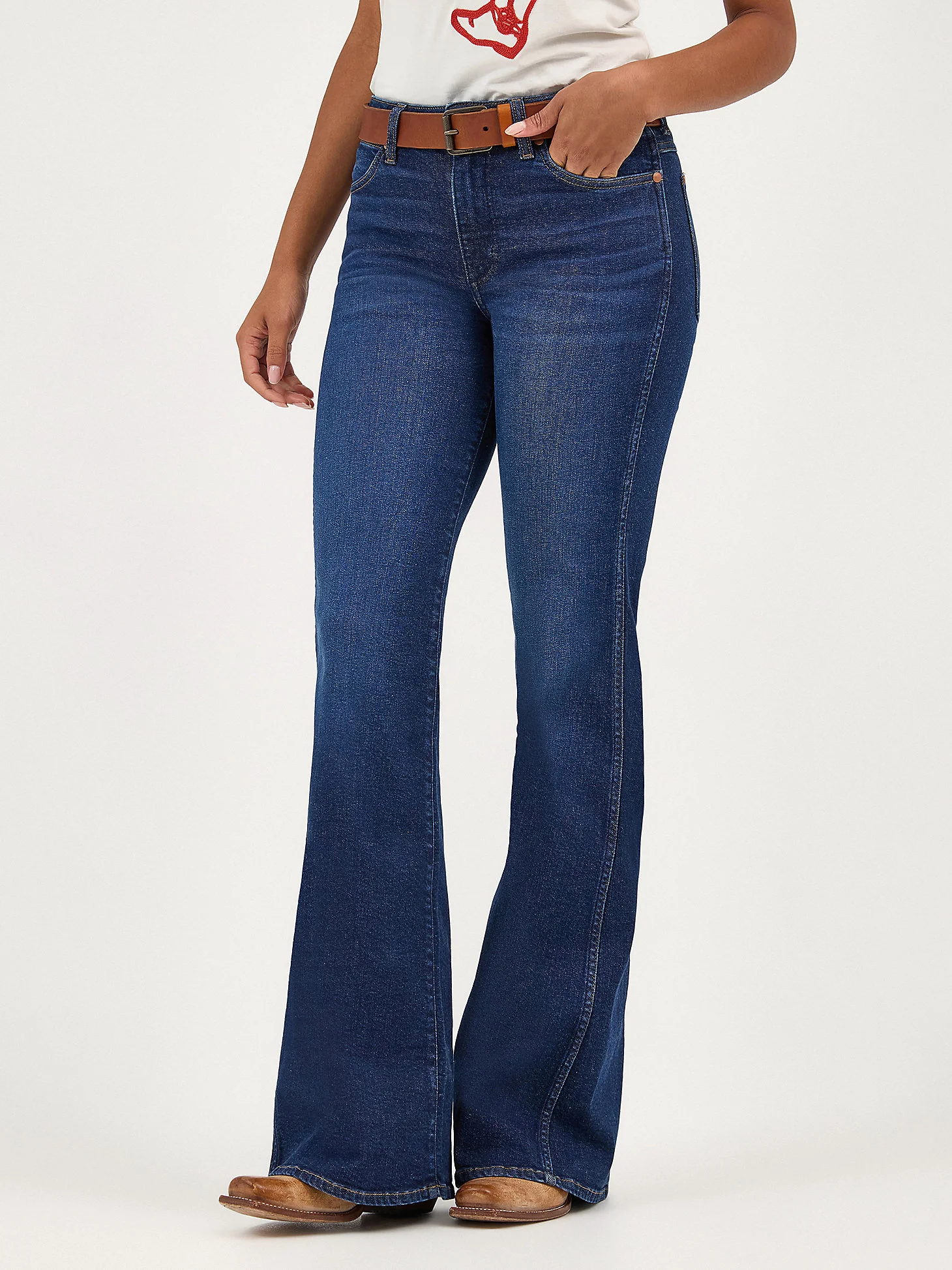 Wrangler Carly Deep Sea Flare - Image 3