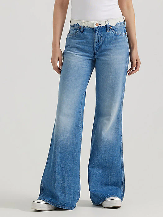 Sale ✨ Wrangler Carly Bleached Out Flare Women's Jeans - Image 8
