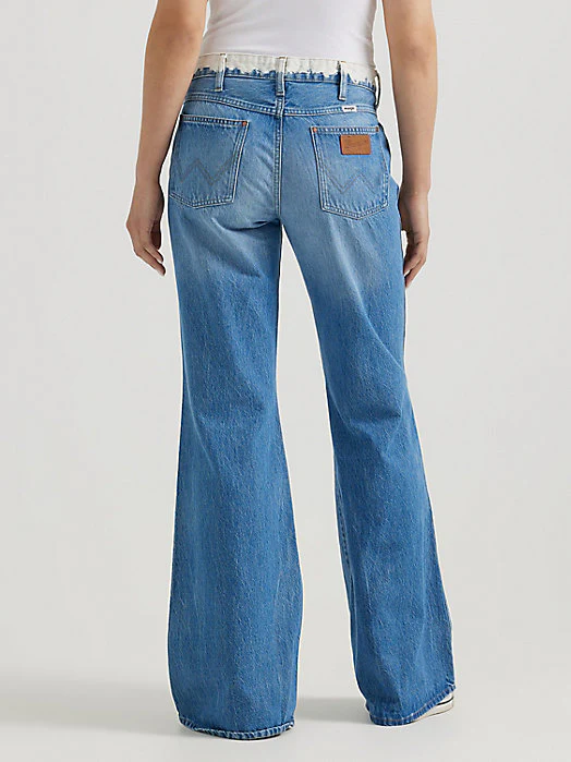 Sale ✨ Wrangler Carly Bleached Out Flare Women's Jeans - Image 9