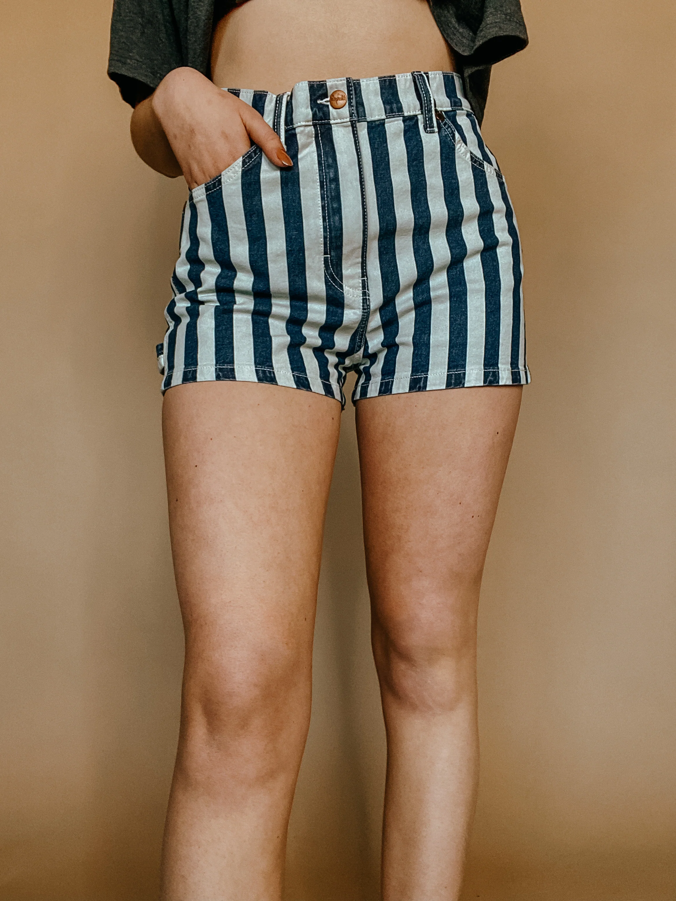 Wrangler Vintage Rodeo Striped Shorts - Image 5