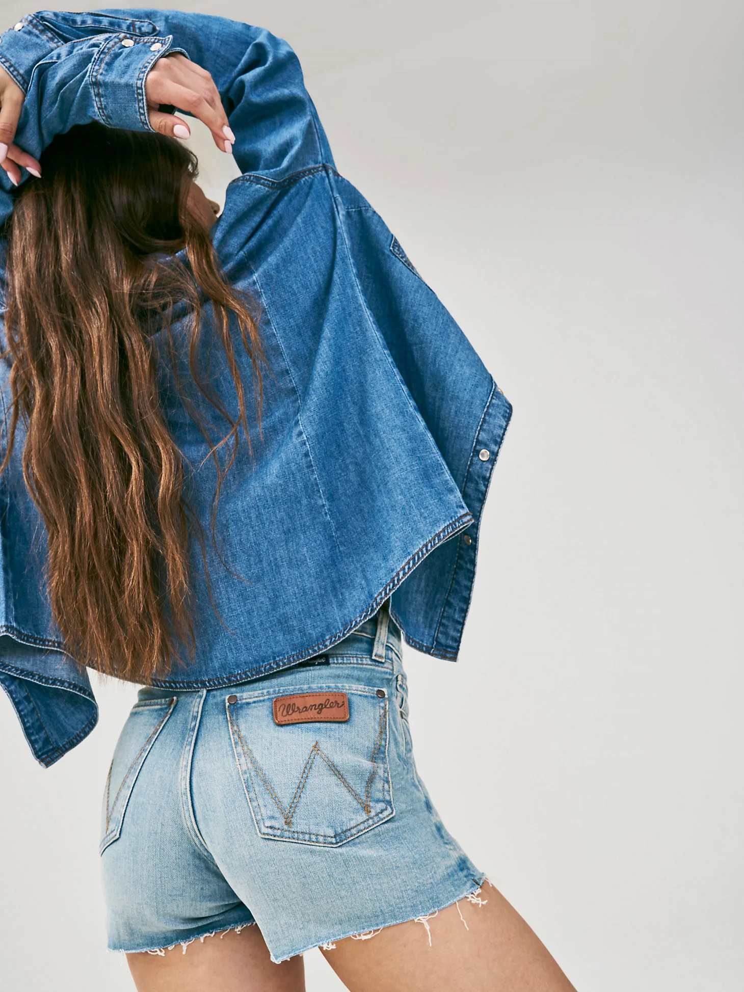 Wrangler Carrie Denim Shorts - Image 3