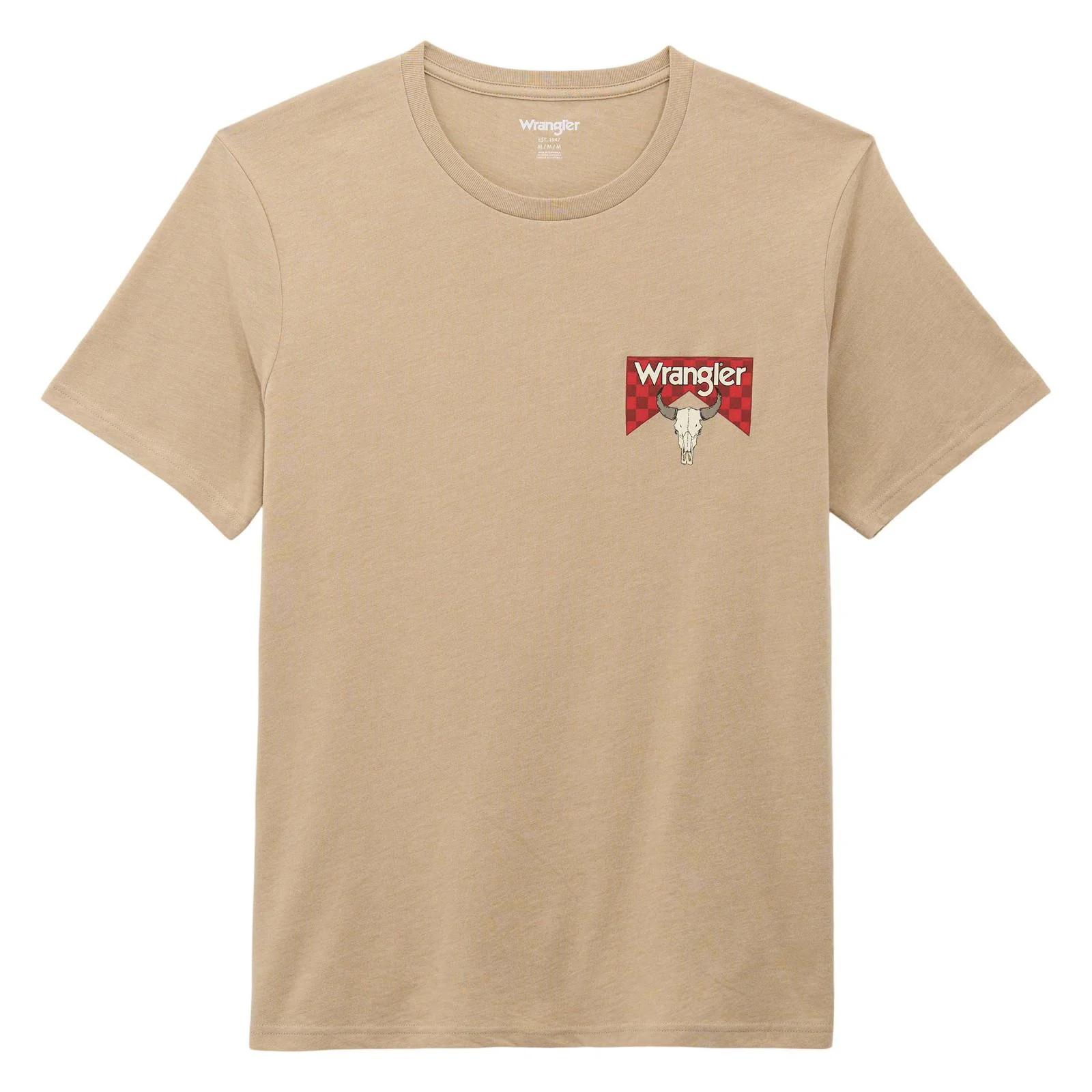 Wrangler Checker Banner T-Shirt - Image 2