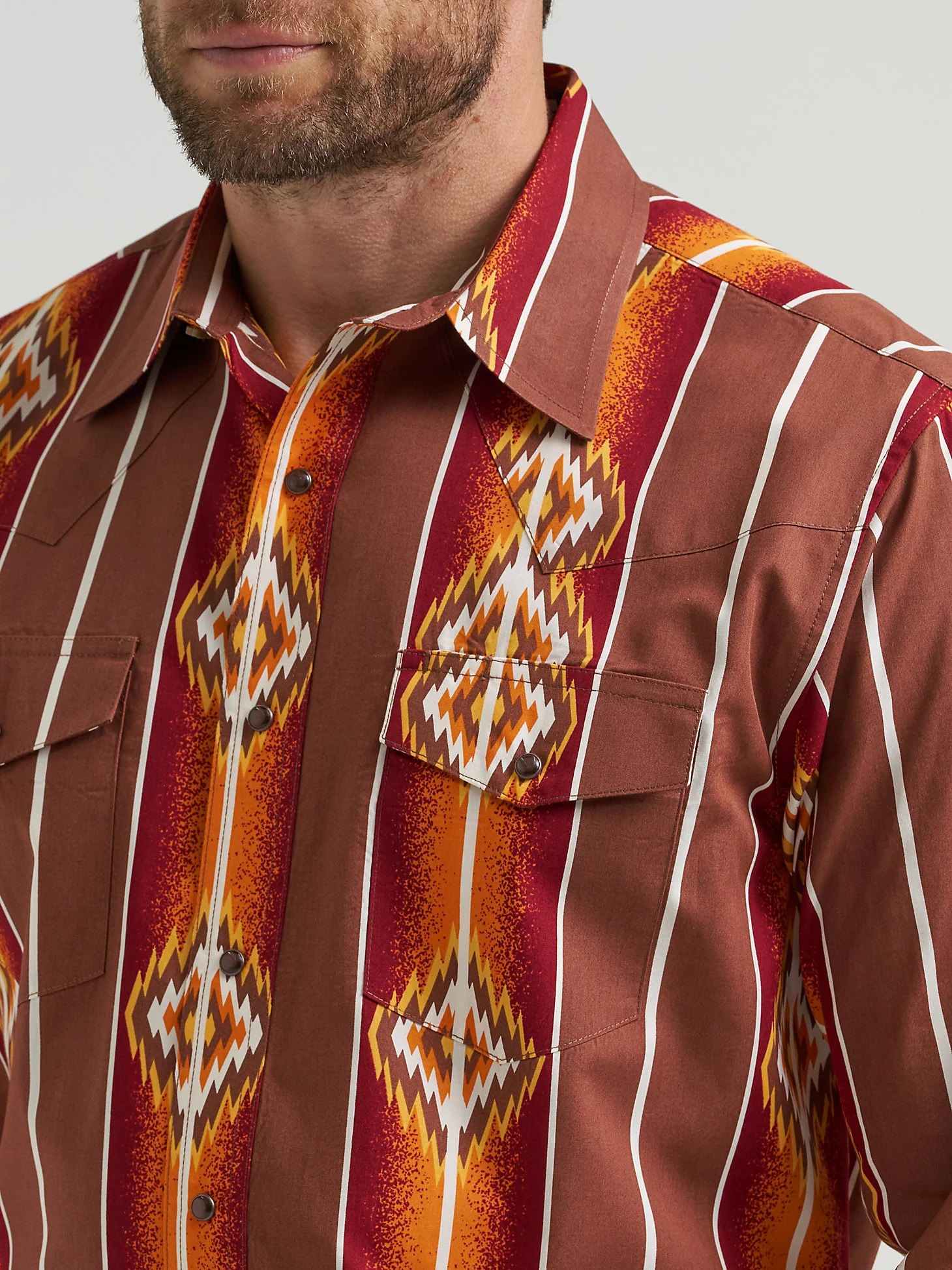 Wrangler Checotah Autumn Men's Snap Up - Image 2