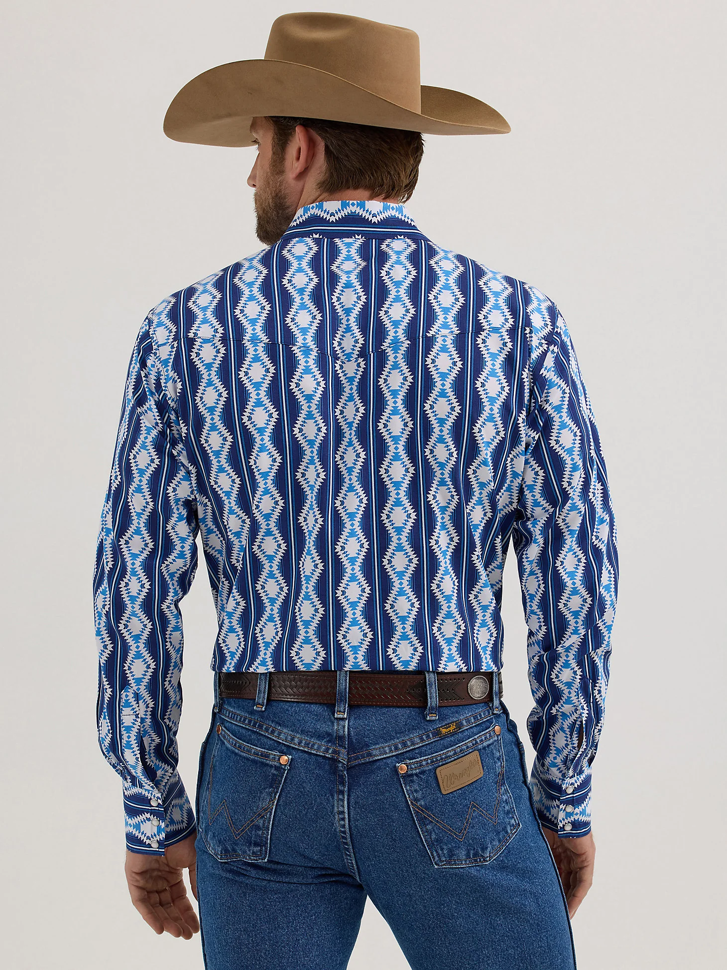 Wrangler Checotah Blue Serape Men's - Image 3