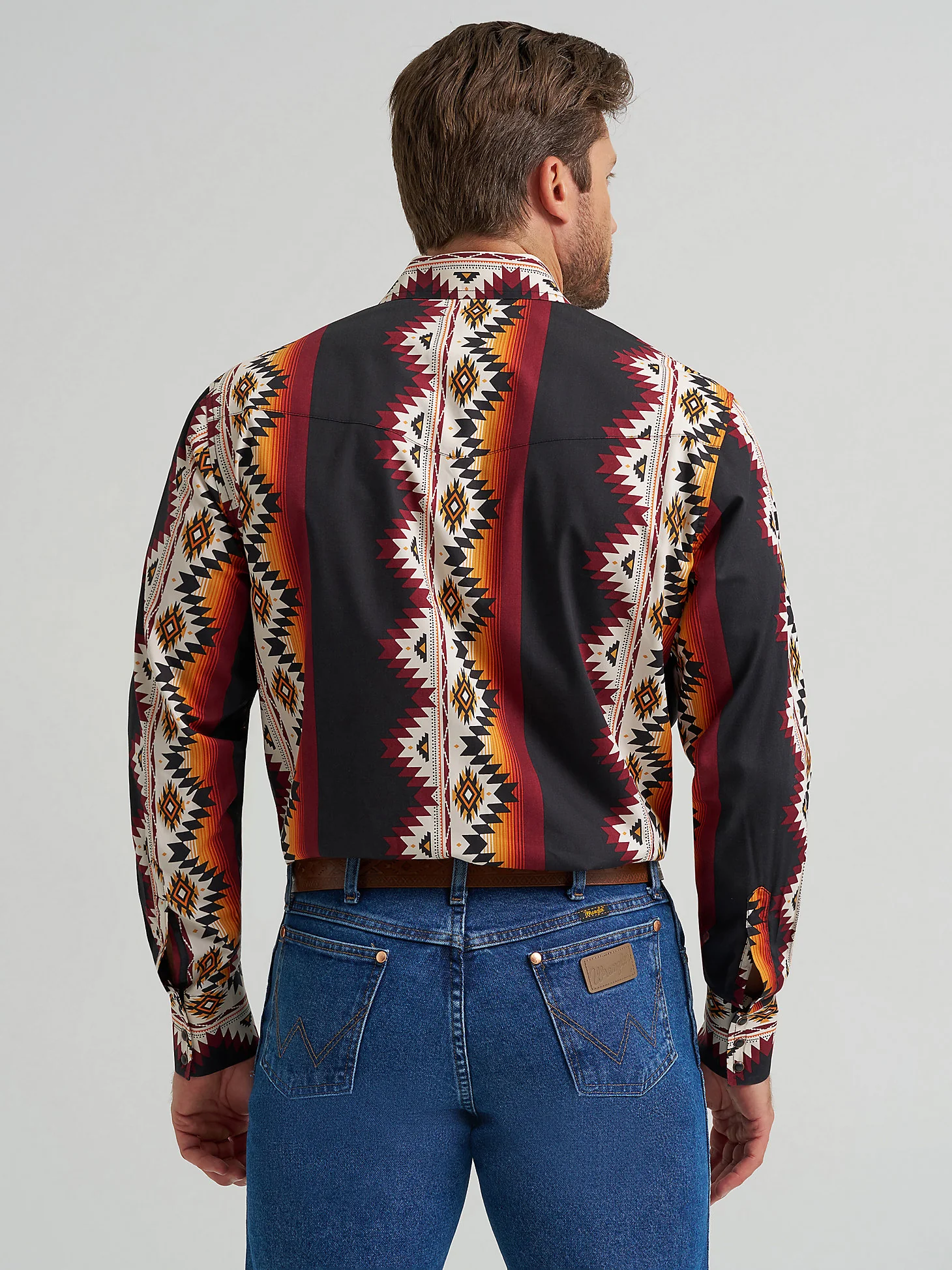 Wrangler Checotah Midnight Men's Snap Up - Image 2