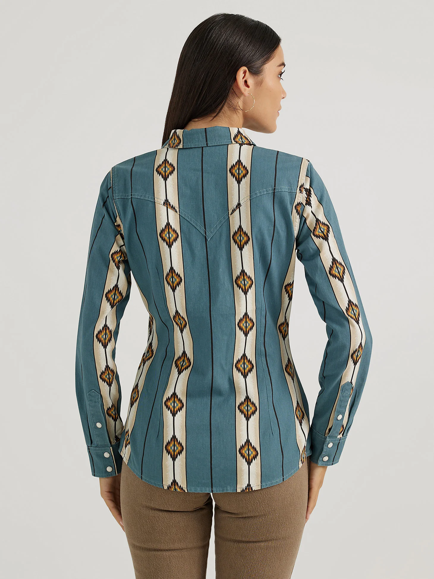 Wrangler Checotah Teal Women's - Image 4