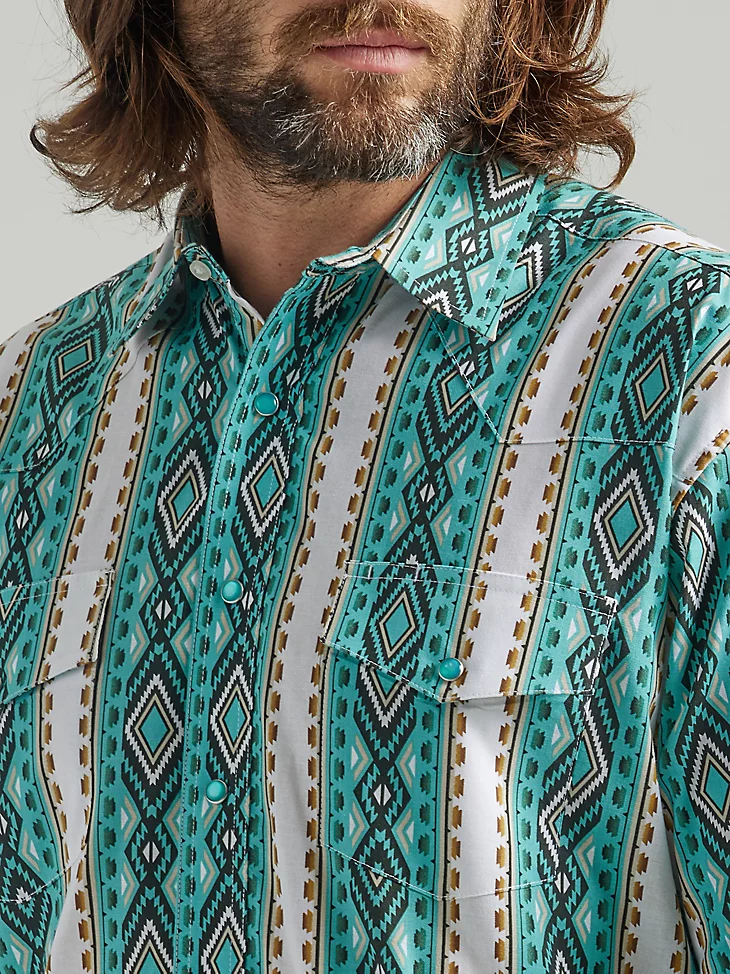 Final Sale ✨ Wrangler Checotah Turquoise - Image 3