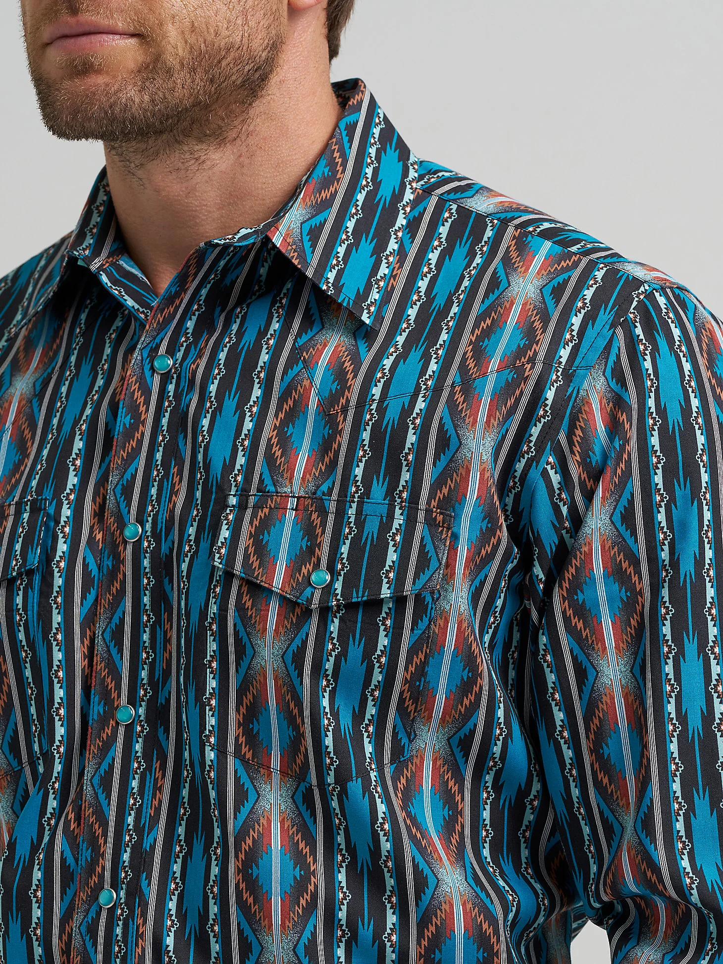 Wrangler Checotah Waters Men's Snap Up - Image 3