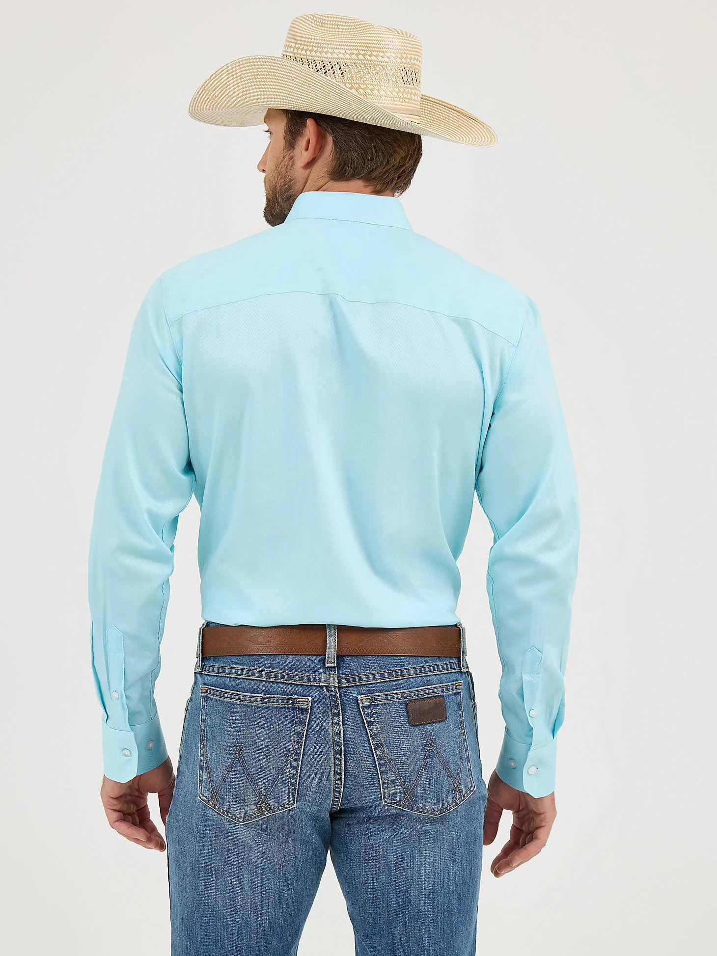 Wrangler Cody Johnson Button Up Baby Blue - Image 4