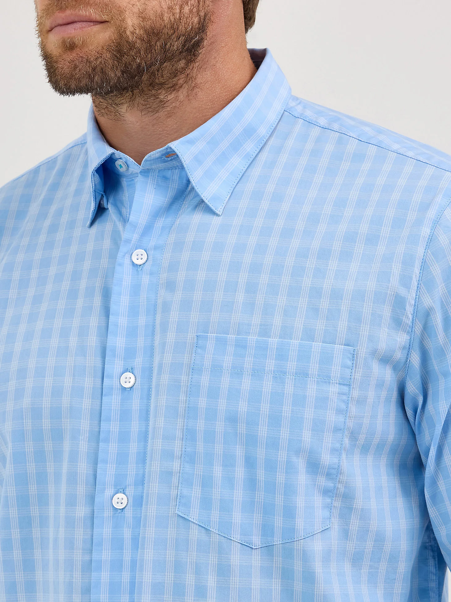 Wrangler Cody Johnson Button Up COJO Blue - Image 4