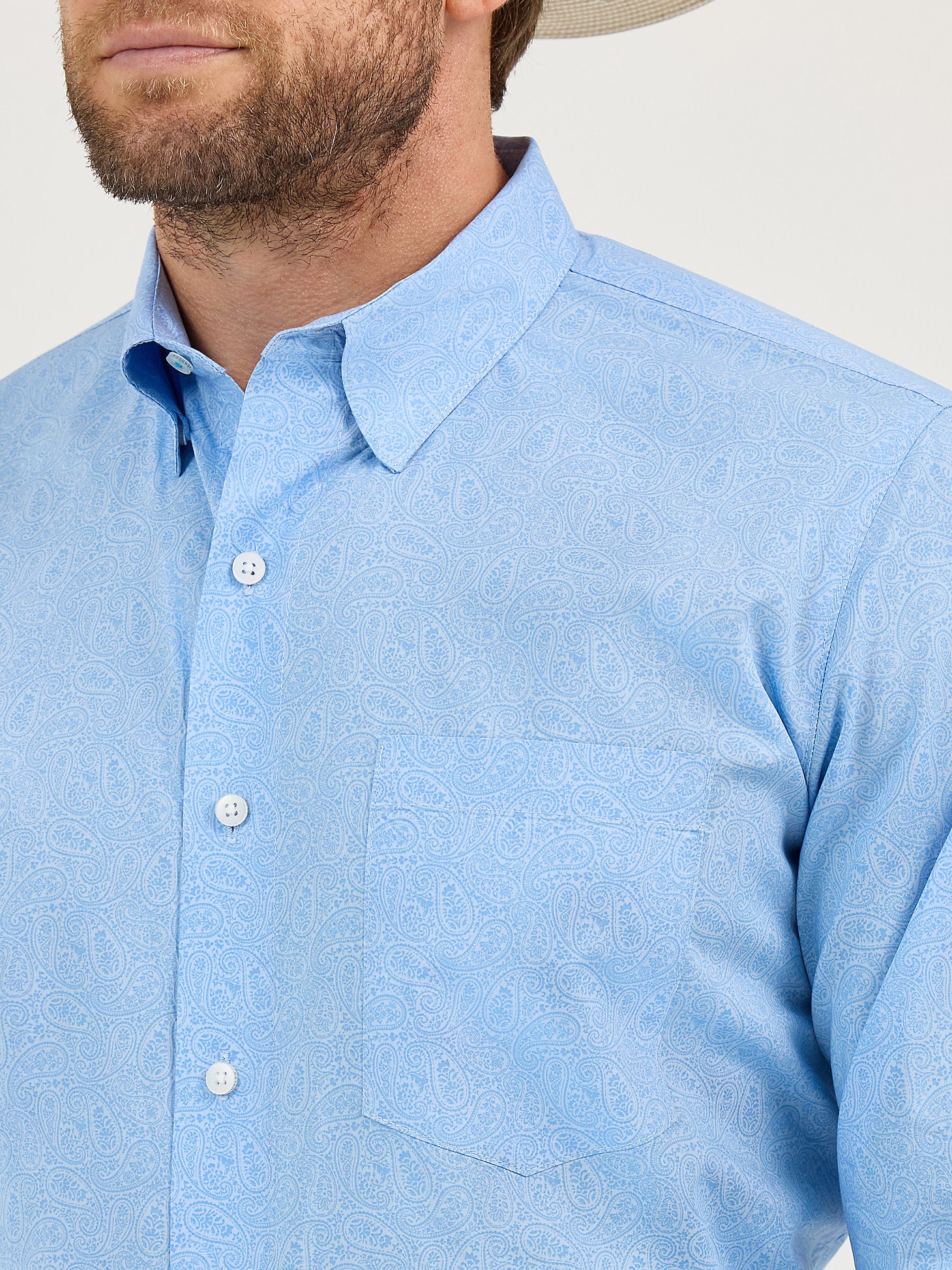 Wrangler Cody Johnson Button Up Sky - Image 4