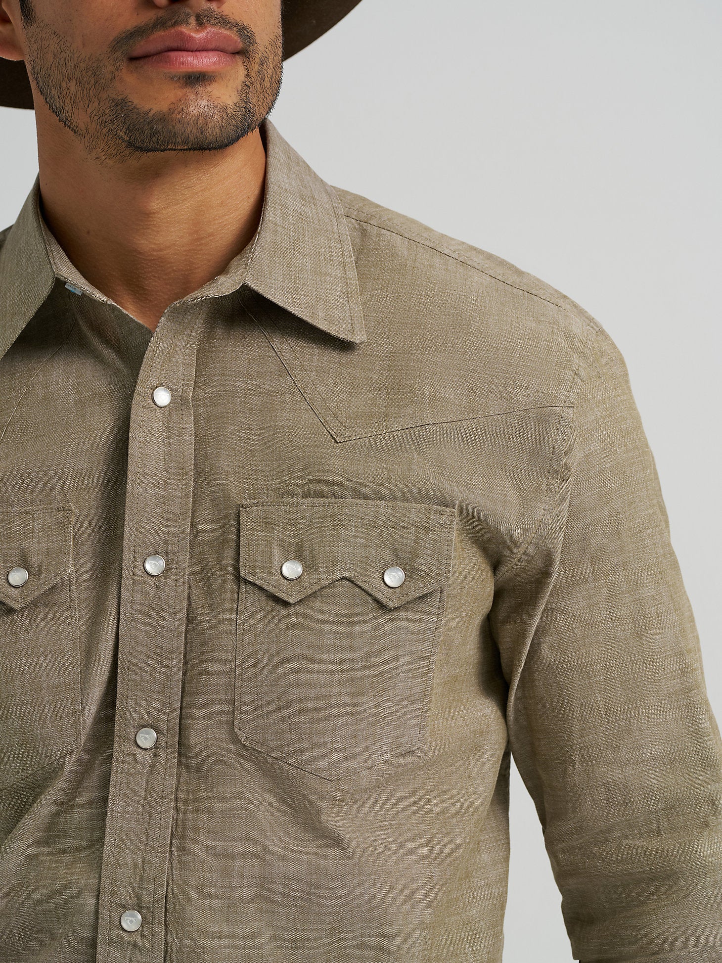 Wrangler Cody Johnson Snap Up Olive - Image 3
