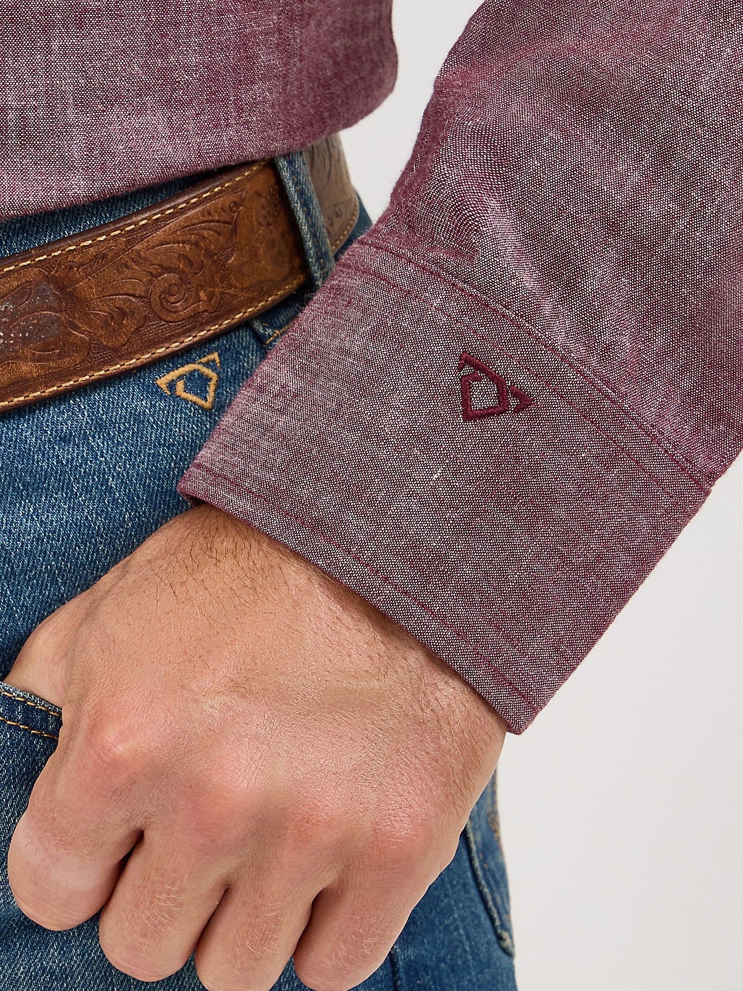 Wrangler Cody Johnson Snap Up Red - Image 4