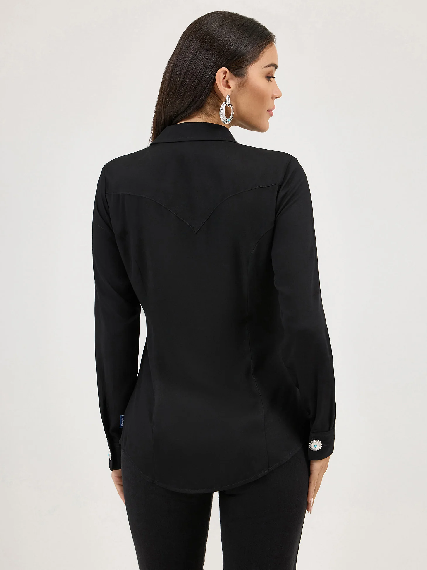 Wrangler Concho Black Blouse - Image 5