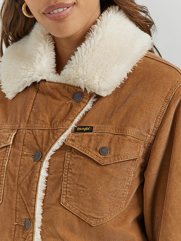 Wrangler Corduroy Love Sherpa Jacket - Image 2
