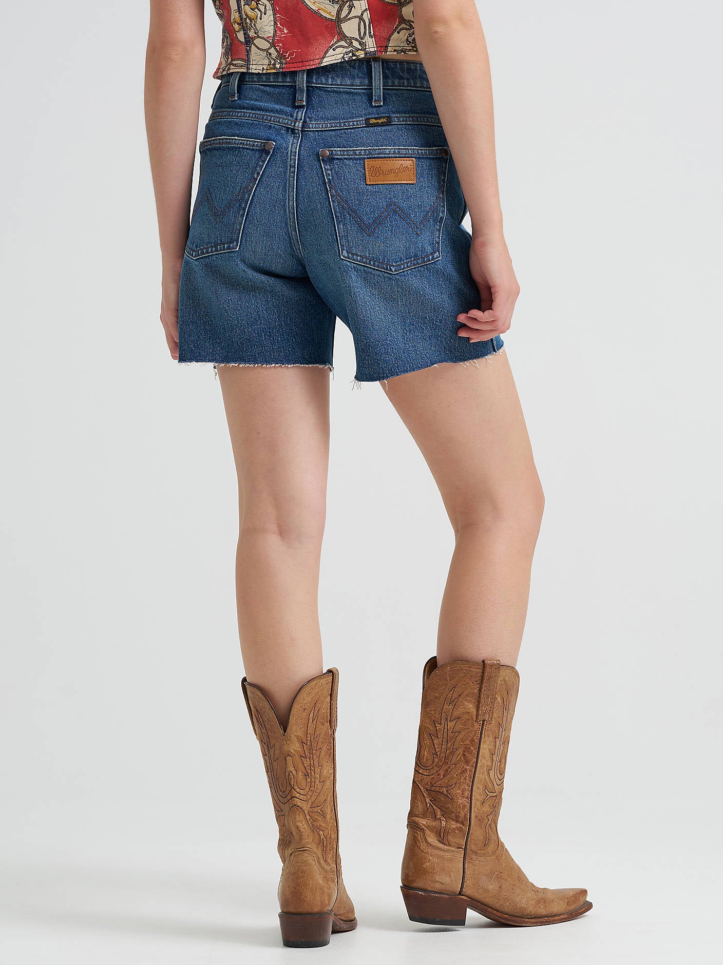 Wrangler Cowboy Bermuda Stonewash Women's Shorts - Image 3