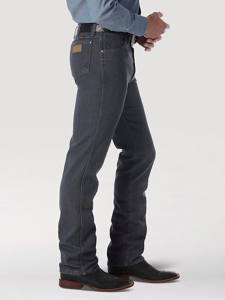Wrangler Cowboy Cut Slim Fit 100% Cotton Charcoal - Image 3