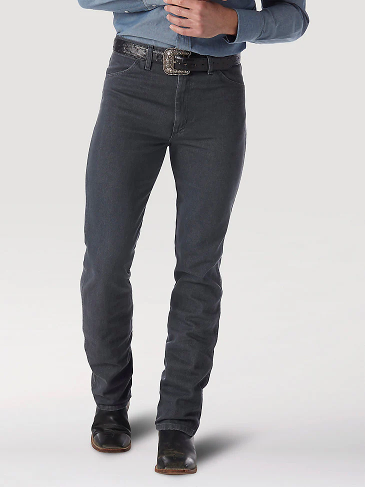 Wrangler Cowboy Cut Slim Fit 100% Cotton Charcoal - Image 5