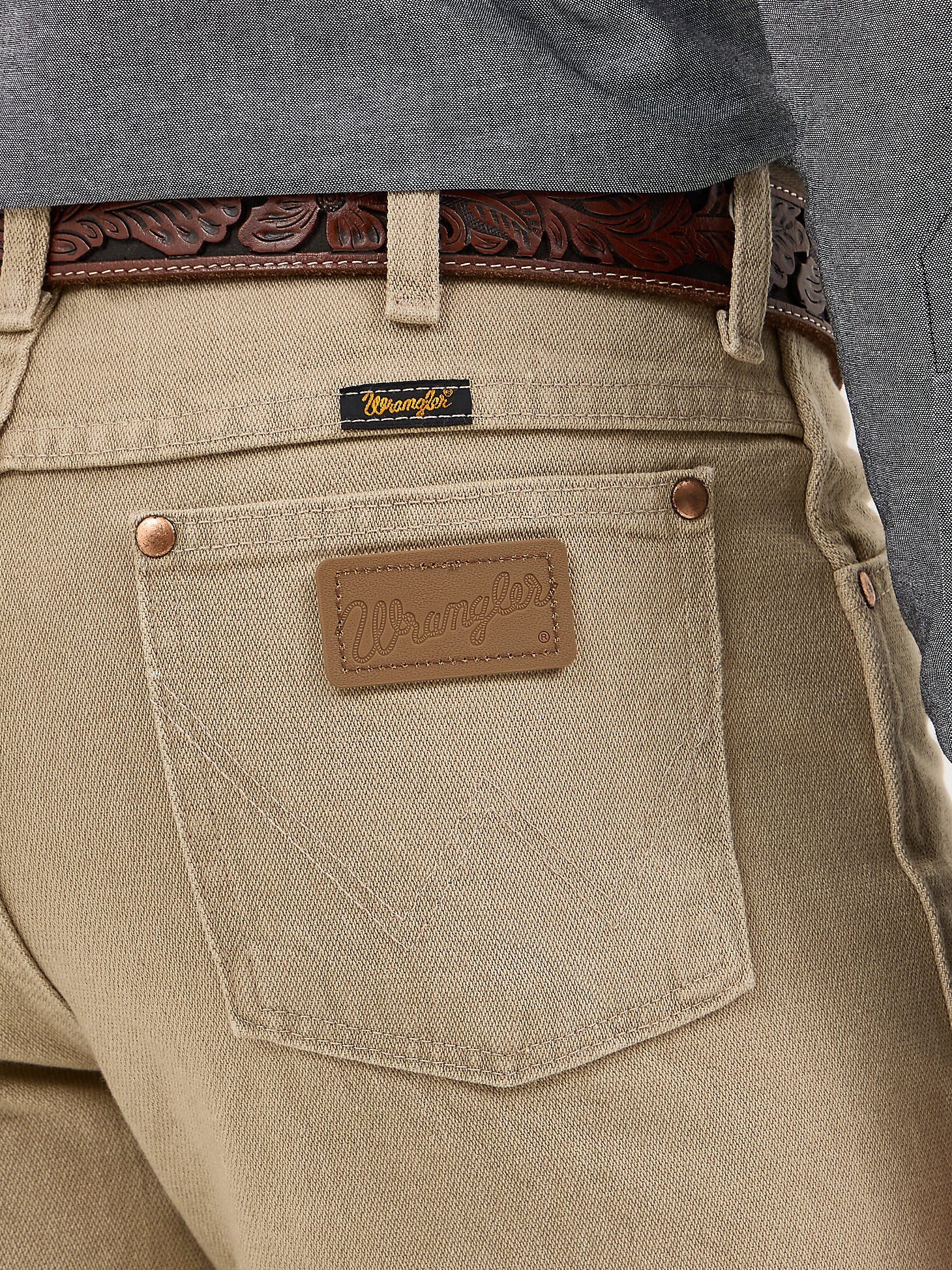 Wrangler Cowboy Cut Beige Slim Fit - Image 5