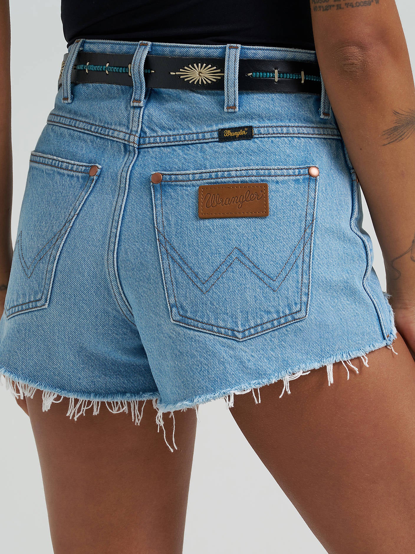 Wrangler Cowboy Cutoff Distressed Shorts - Image 6