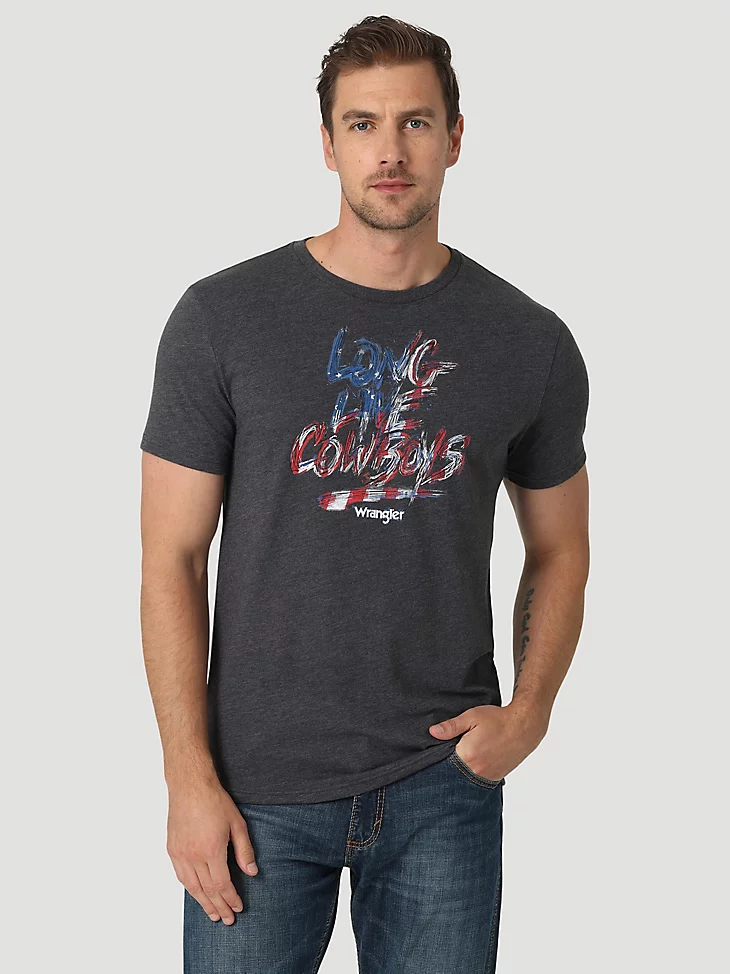 Final Sale✨ Men’s ‘Long Live Cowboys’ Tee - Image 3