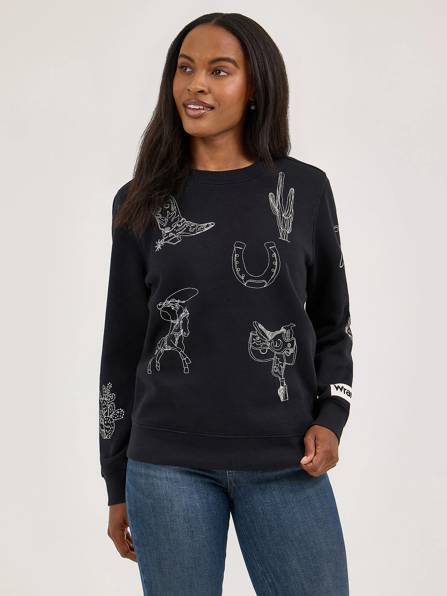 Wrangler Cowgirl Women's Sweatshirt - Image 3