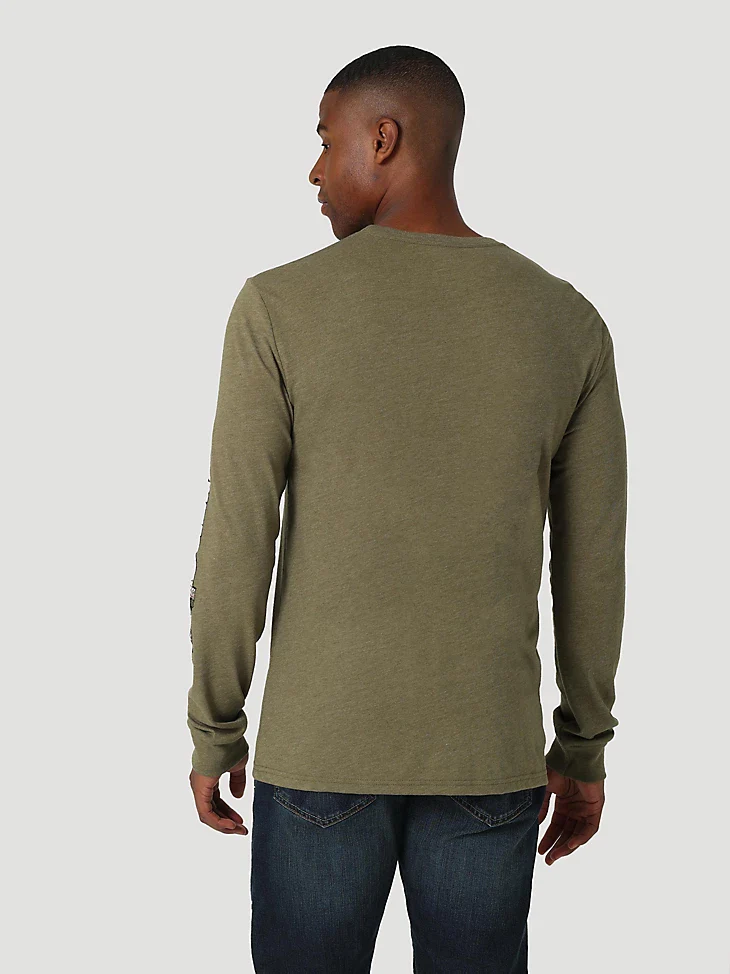 Final Sale ✨Wrangler Diamond Cut Men's Long Sleeve T-Shirt - Image 3