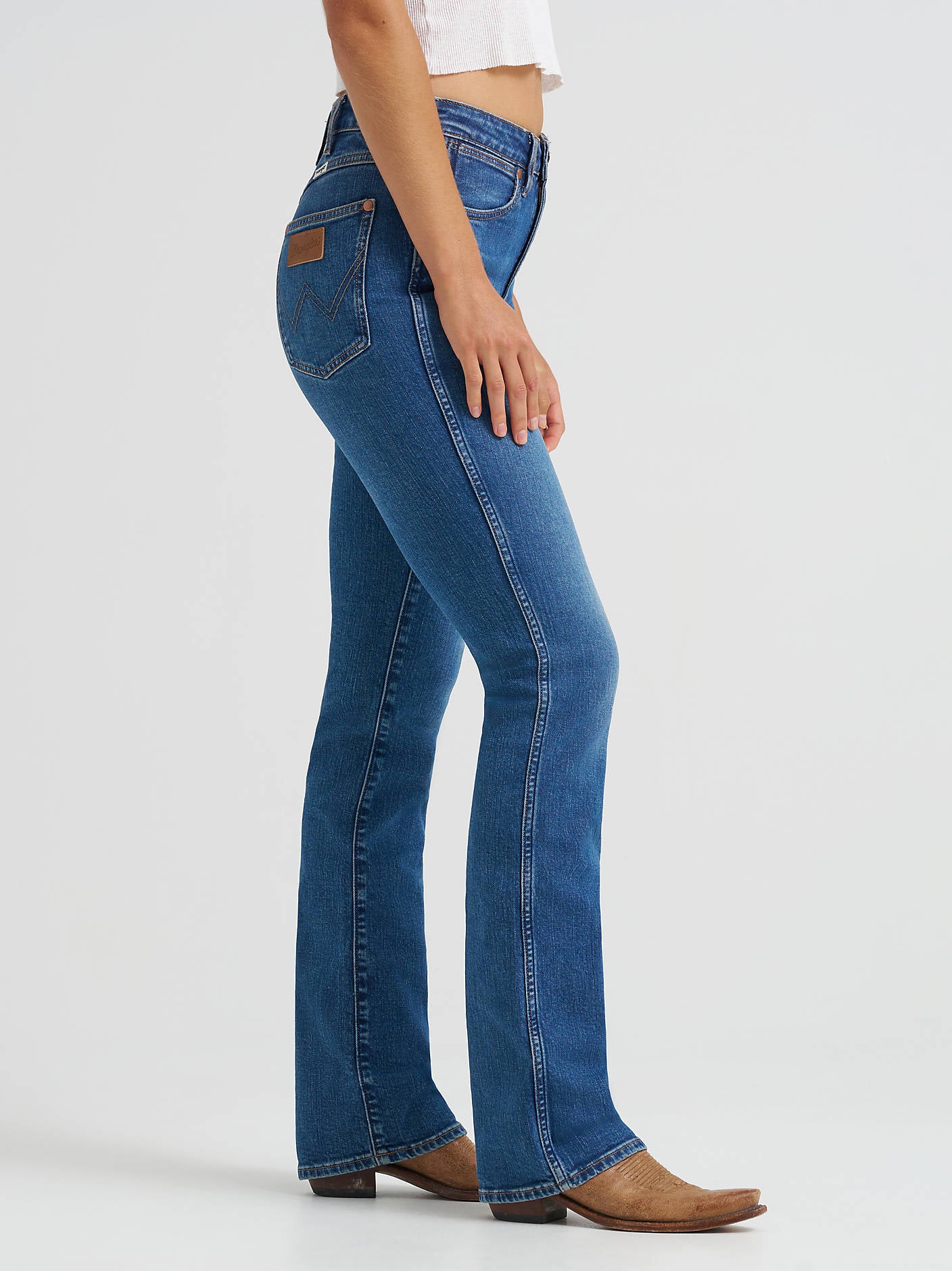 Wrangler Dusty Blues Bootcut Jeans - Image 3