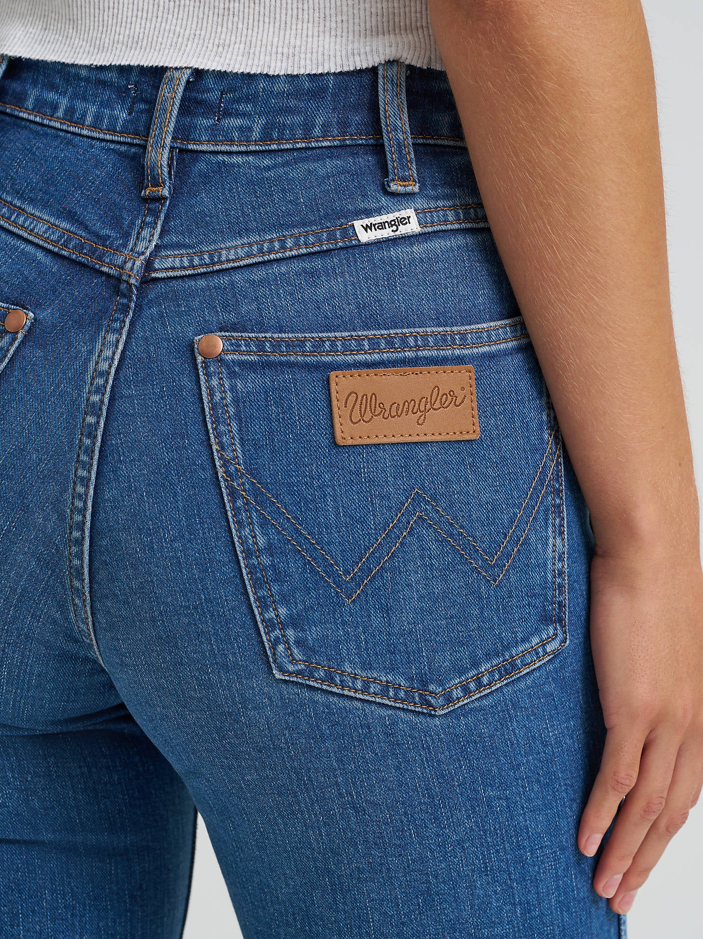 Wrangler Dusty Blues Bootcut Jeans - Image 4