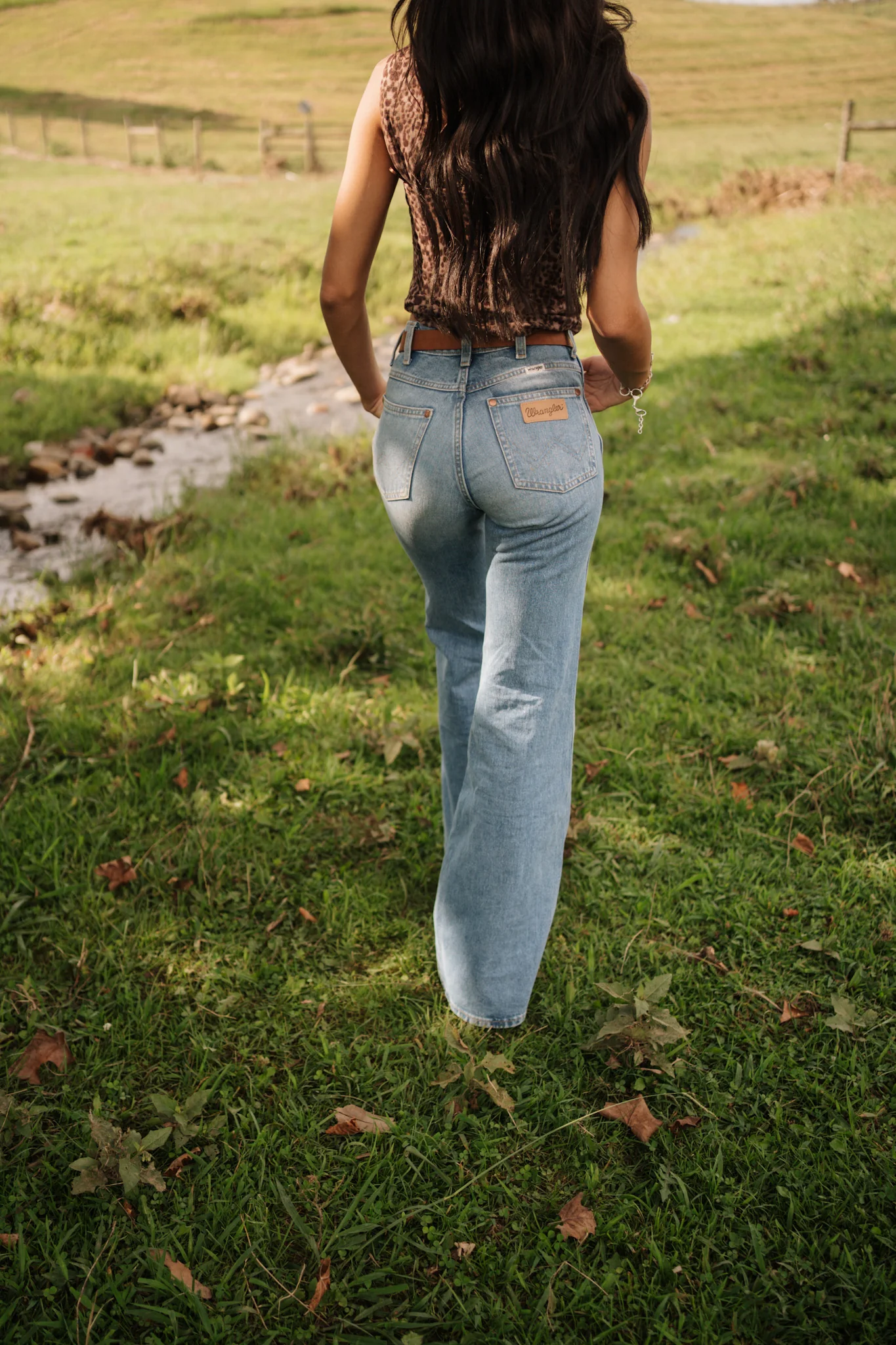 Wrangler Daytona Light Wash Flare - Image 4