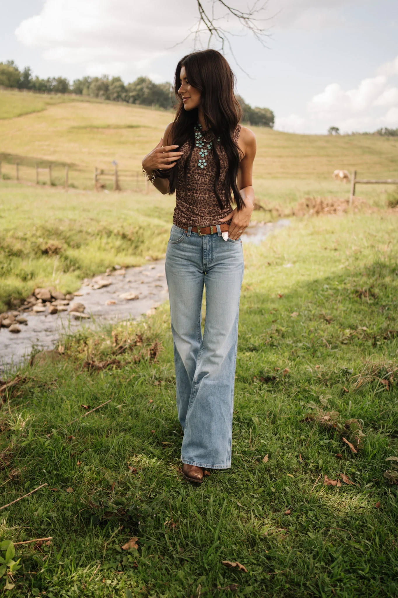 Wrangler Daytona Light Wash Flare - Image 5