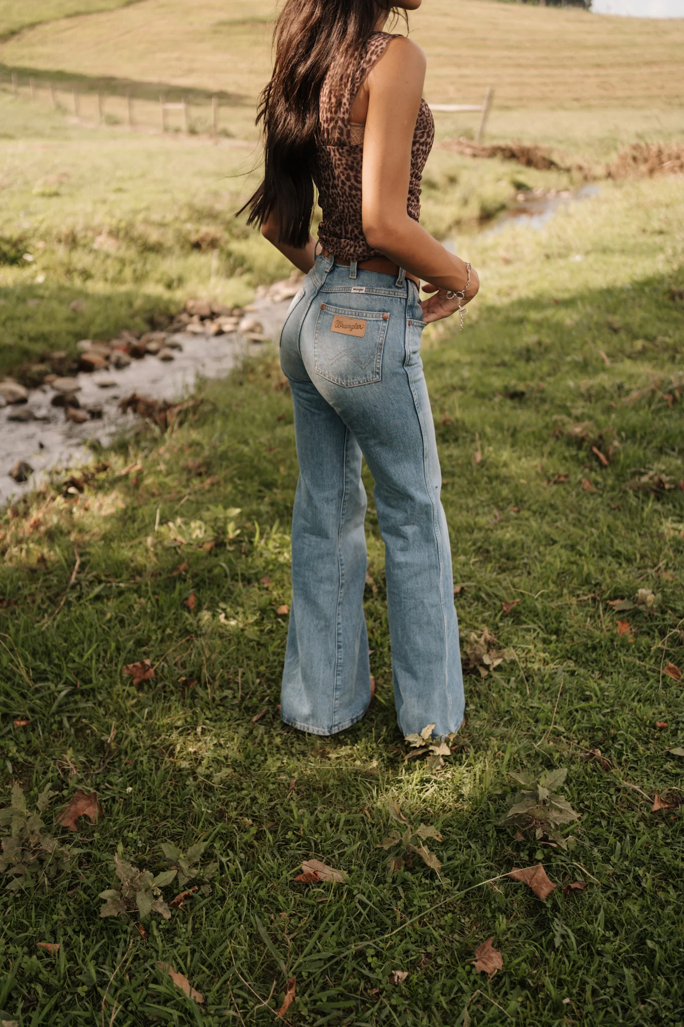 Wrangler Daytona Light Wash Flare - Image 6