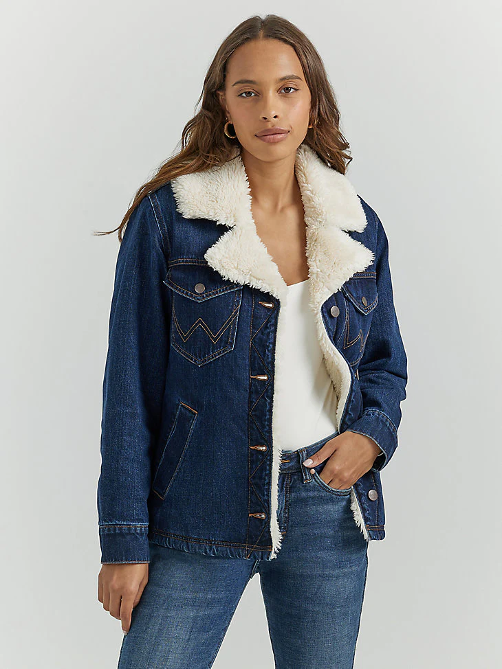 Wrangler Denim Love Sherpa Jacket - Image 2
