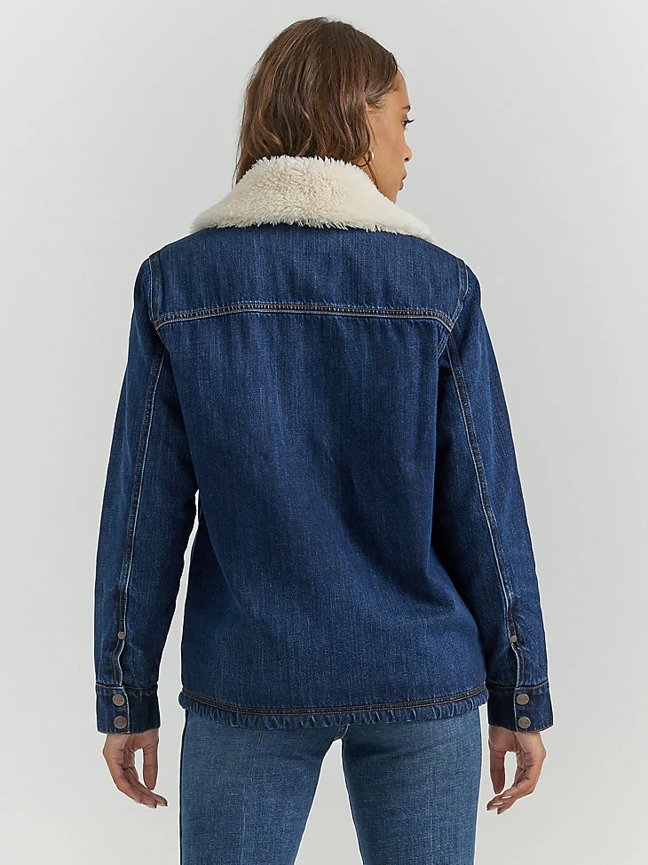 Wrangler Denim Love Sherpa Jacket - Image 4