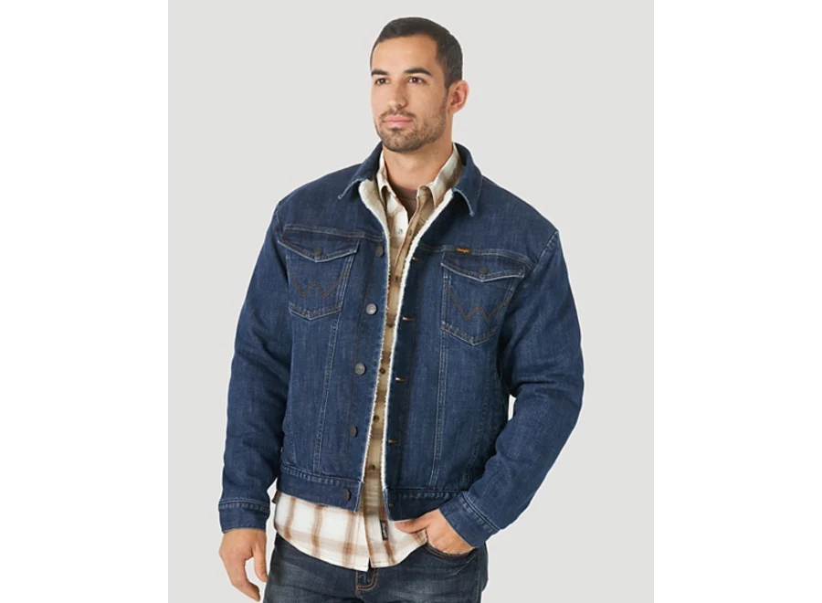 Final Sale ✨Wrangler Denim Sherpa Jacket - Image 2