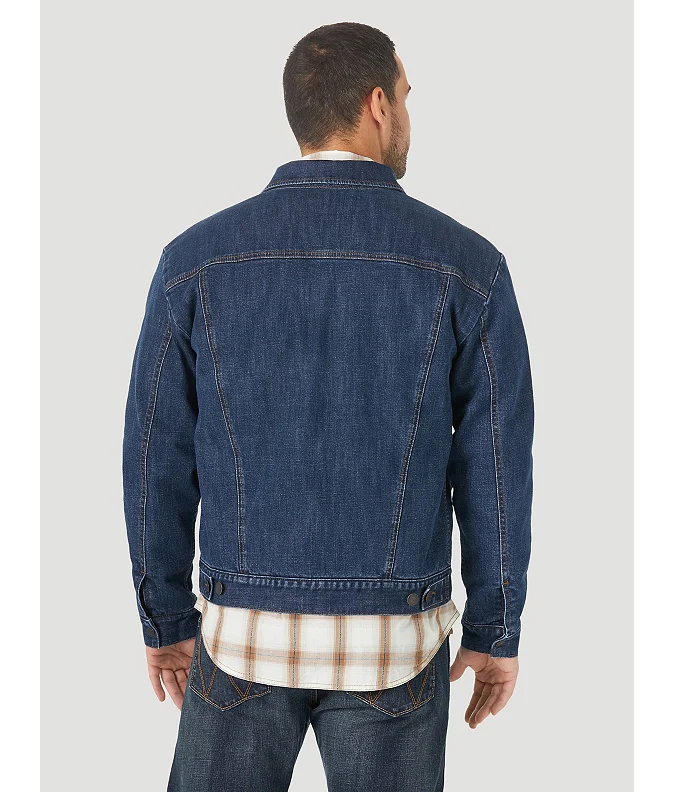 Final Sale ✨Wrangler Denim Sherpa Jacket - Image 3