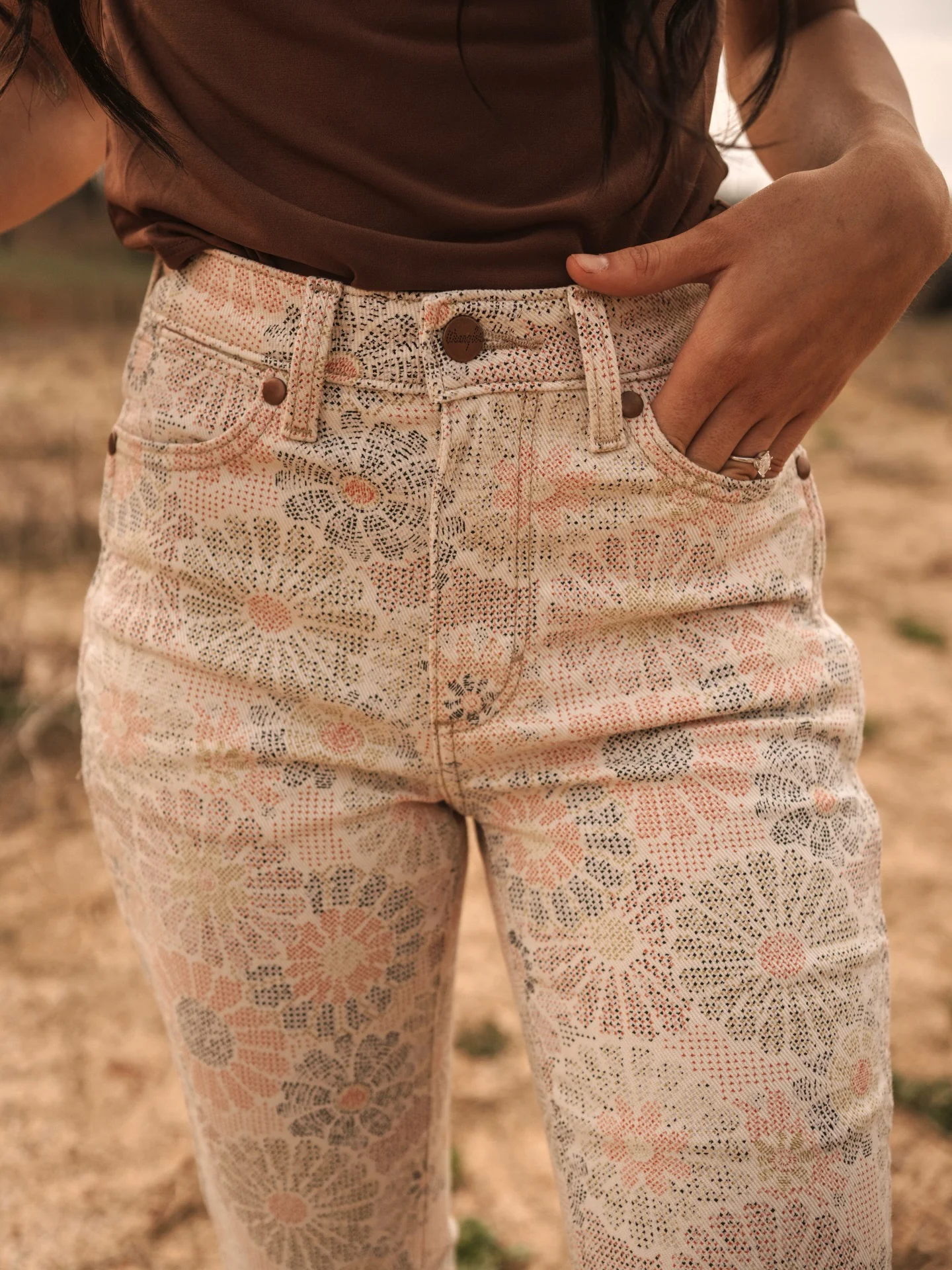 Wrangler Dusty Spring Flower Garden Bootcut - Image 4