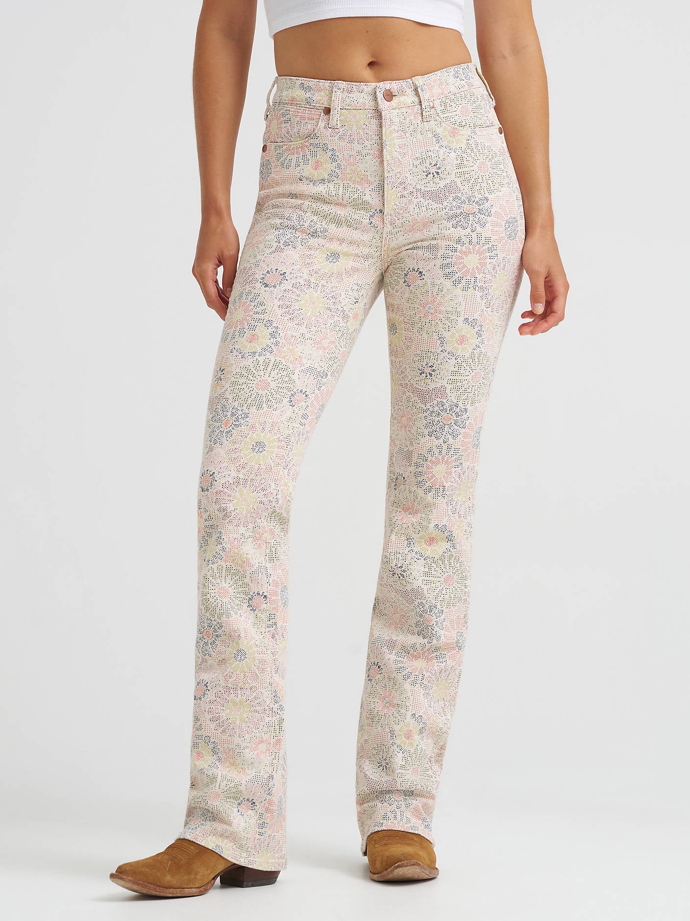 Wrangler Dusty Spring Flower Garden Bootcut - Image 7
