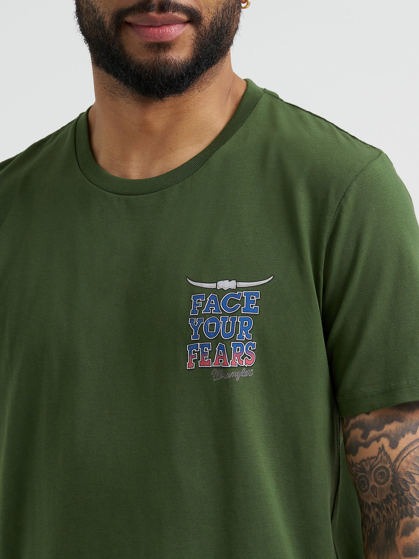 Wrangler Face Your Fears Men's Tee - Image 2
