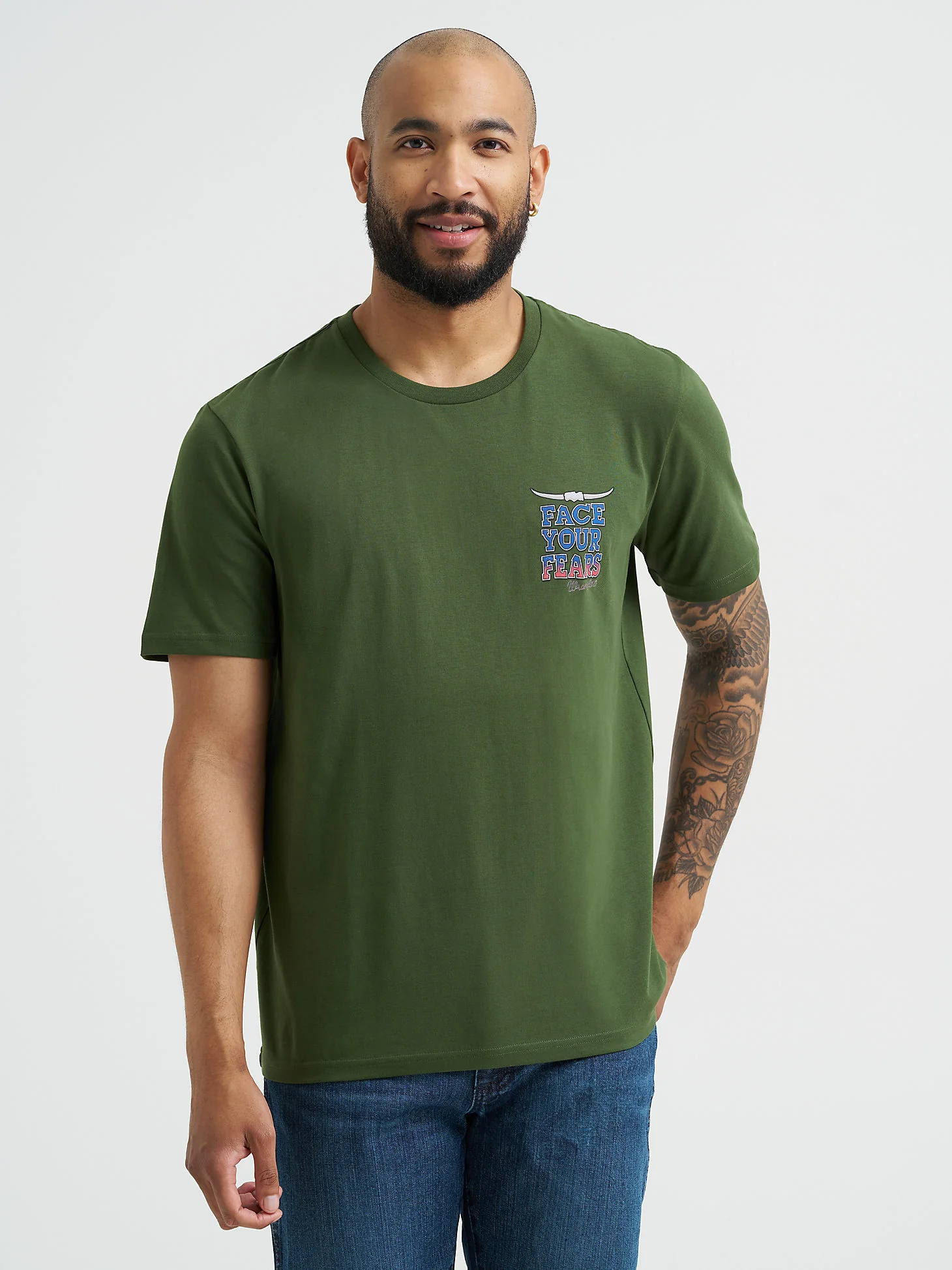 Wrangler Face Your Fears Men's Tee - Image 4