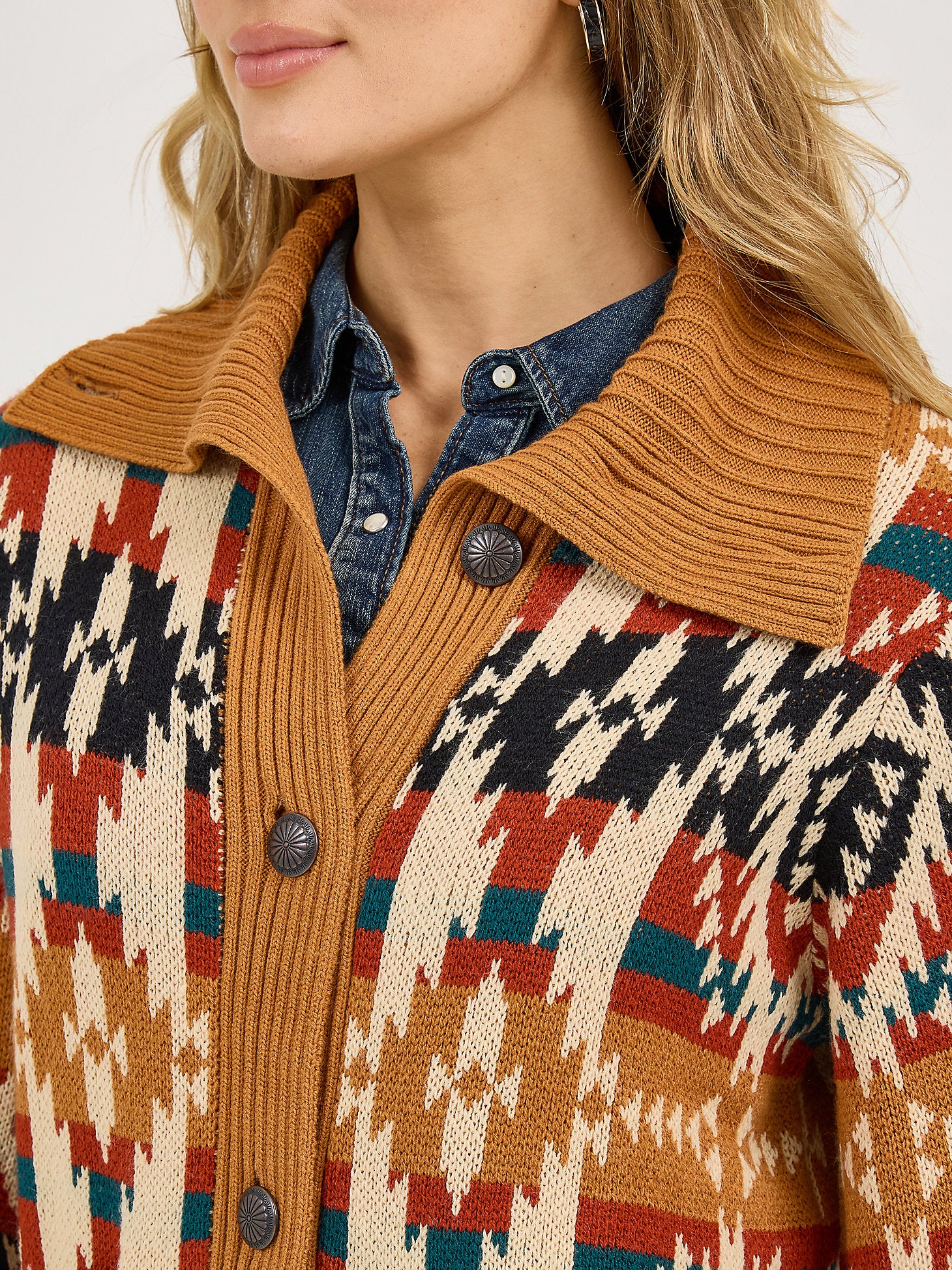 Wrangler Fall Aztec Cardigan - Image 2