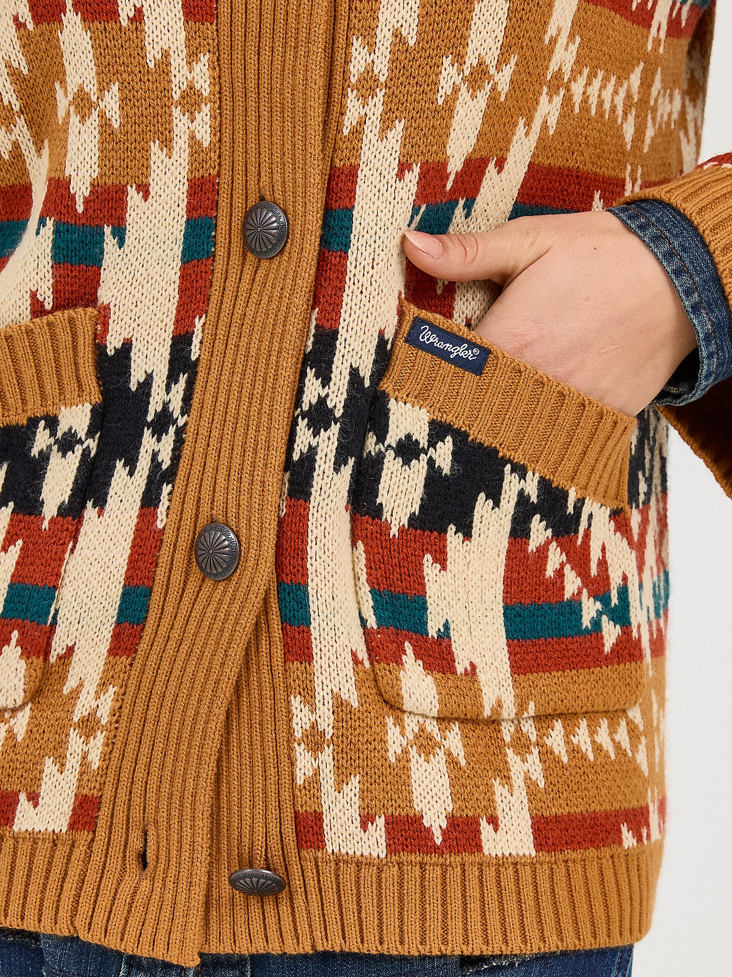 Wrangler Fall Aztec Cardigan - Image 4