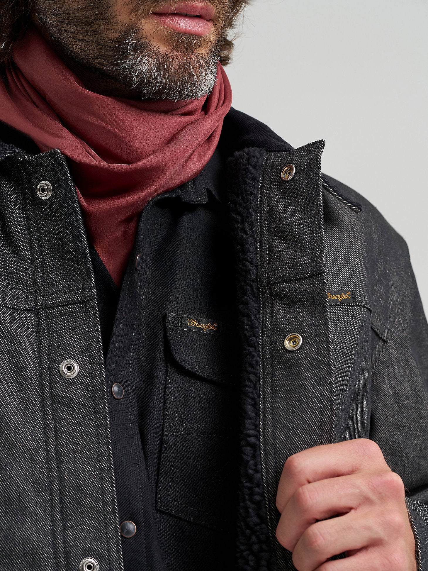 Wrangler Filson Black Denim Work Jacket - Image 6