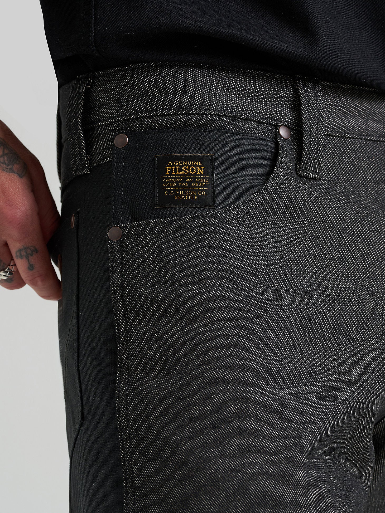 Wrangler Filson Two Tone Adventure Jean Black - Image 9
