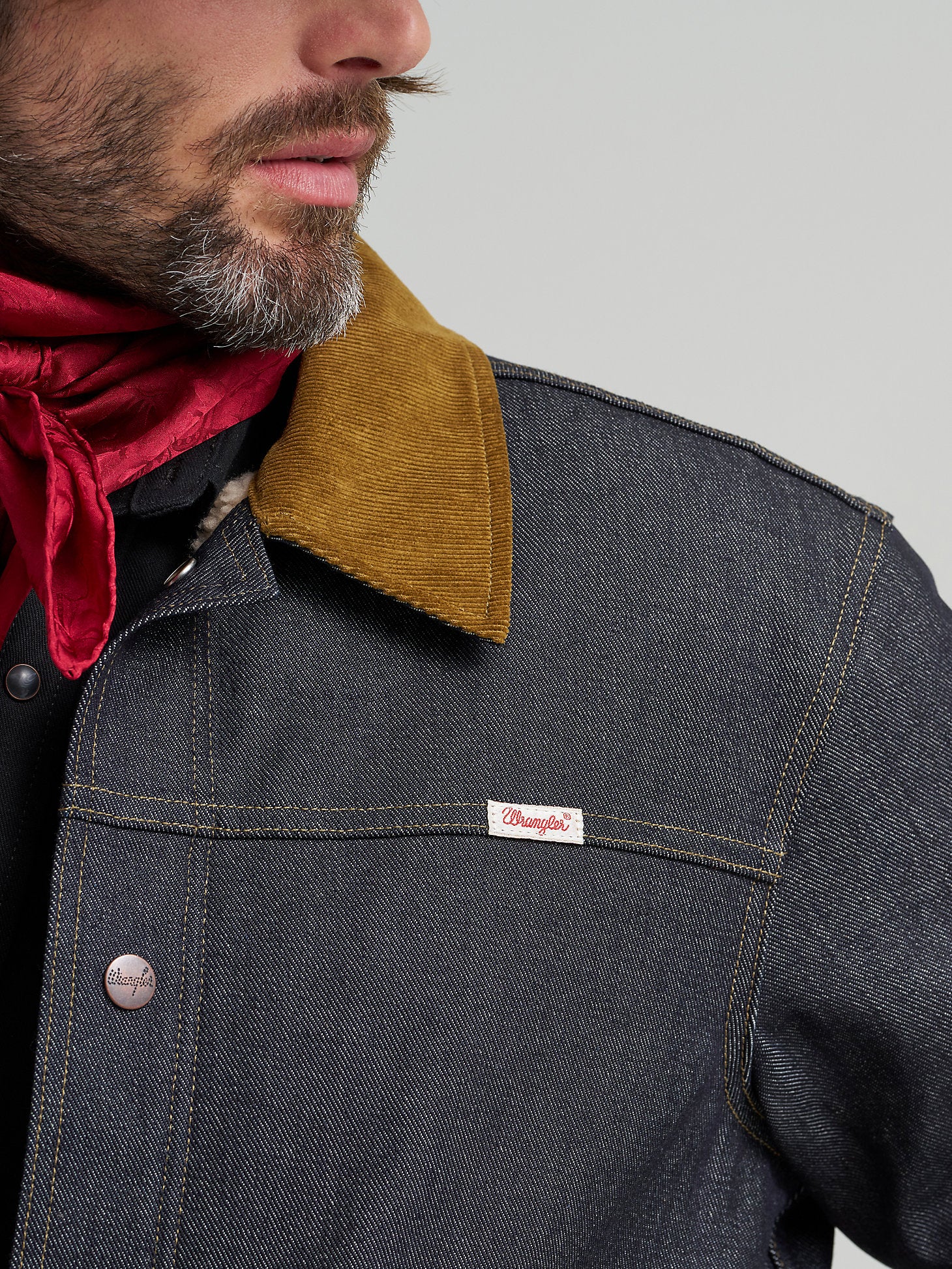 Wrangler Filson Two Tone Denim Work Jacket - Image 4